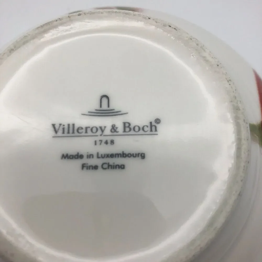 Villeroy & Boch Flora Red Poppy Rice Bowl Luxembourg 5.5